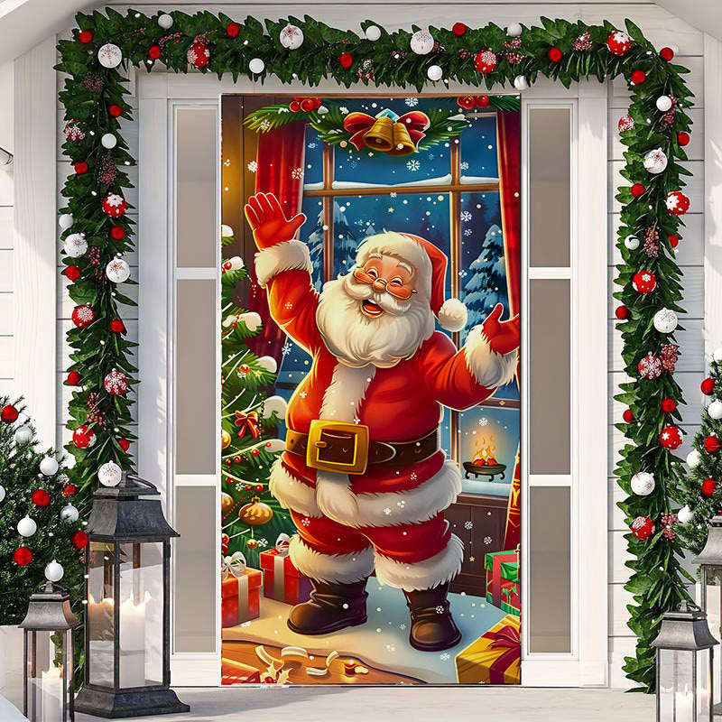 LusailStore™ - Festive Christmas Door Sticker Decor