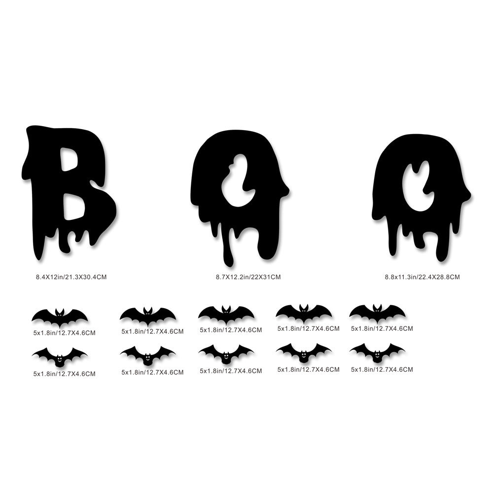 Spooky Halloween LED 3D Bat Wall Decor