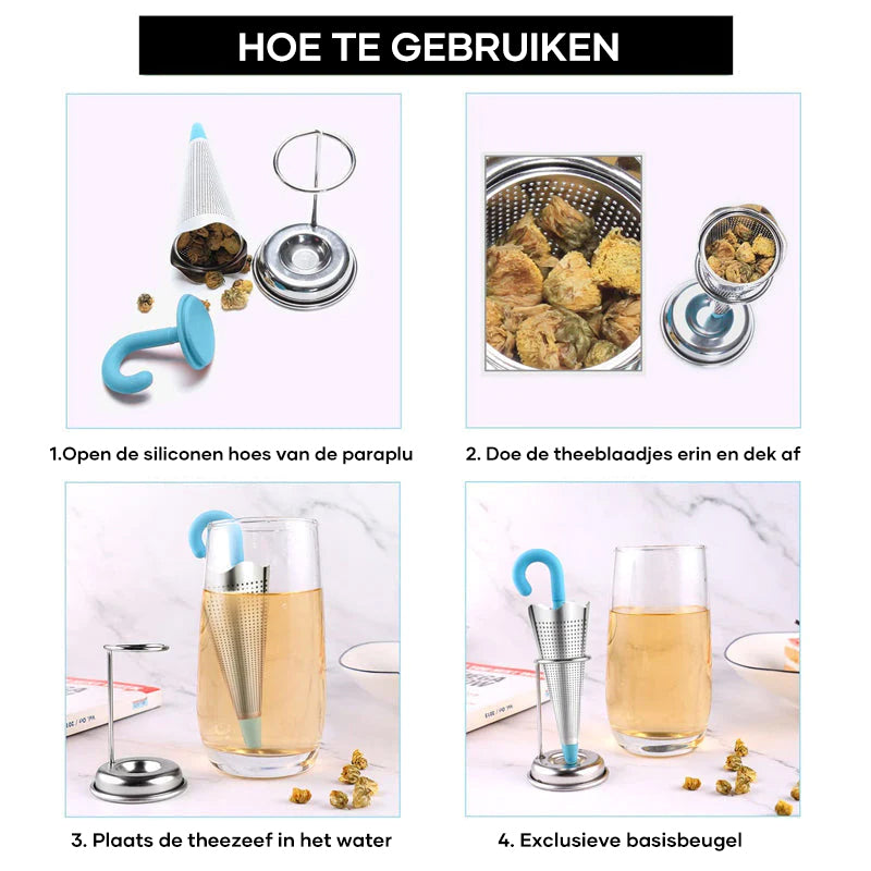 Stylish Tea Infuser with Fun Twist for Loose Leaf Tea Lovers
