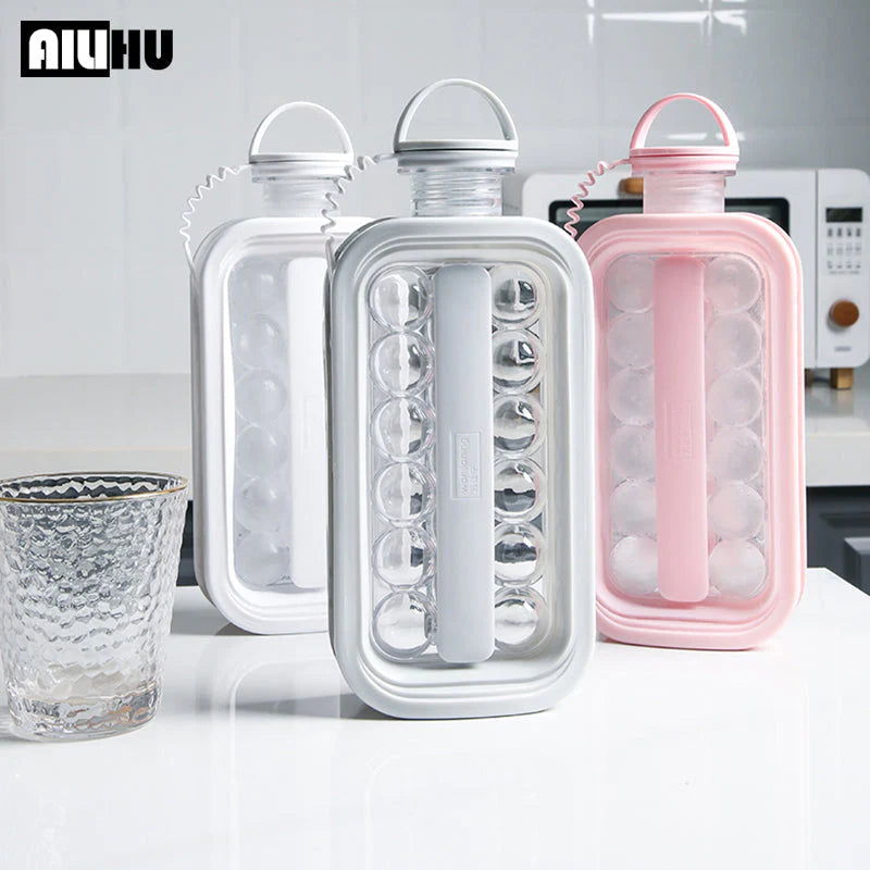 Compact Countertop Ice Cube Maker for Home and Office