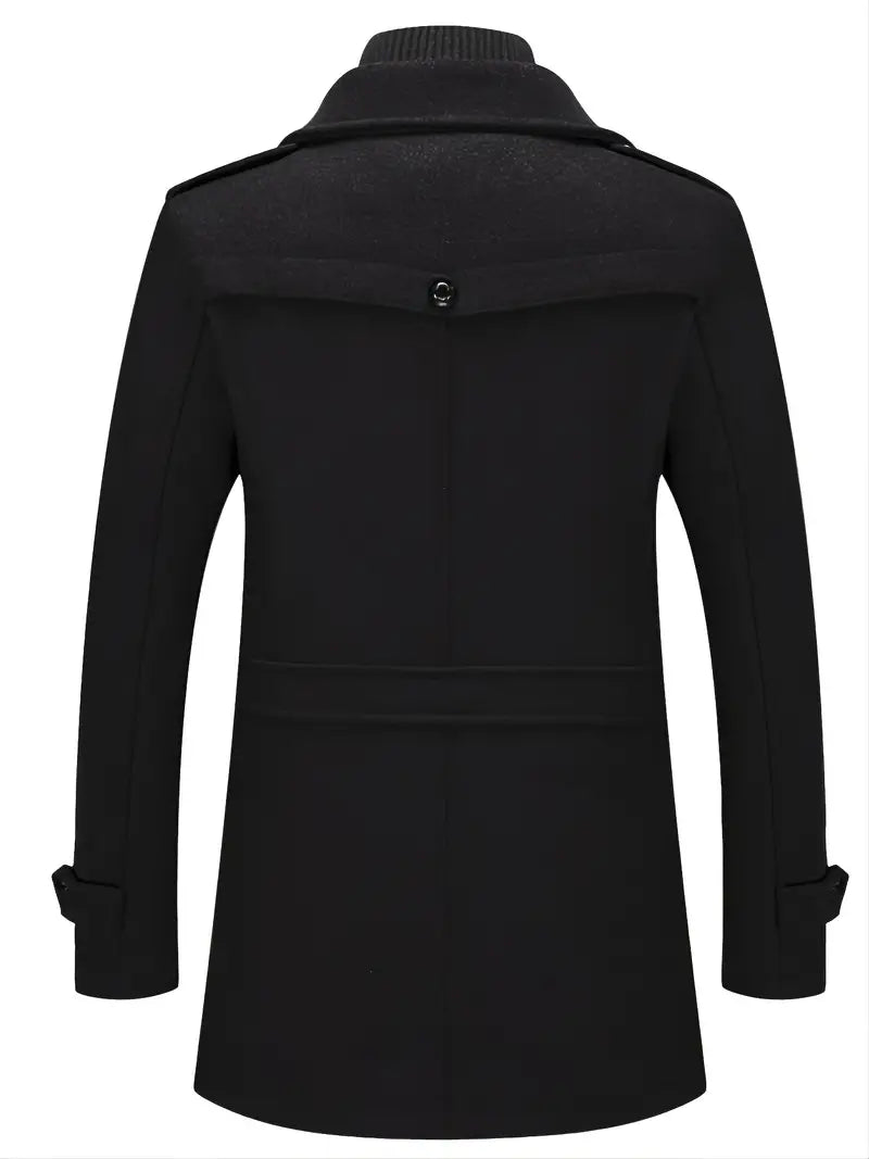 NordWool™ - Double Collar Men's Wool Coat