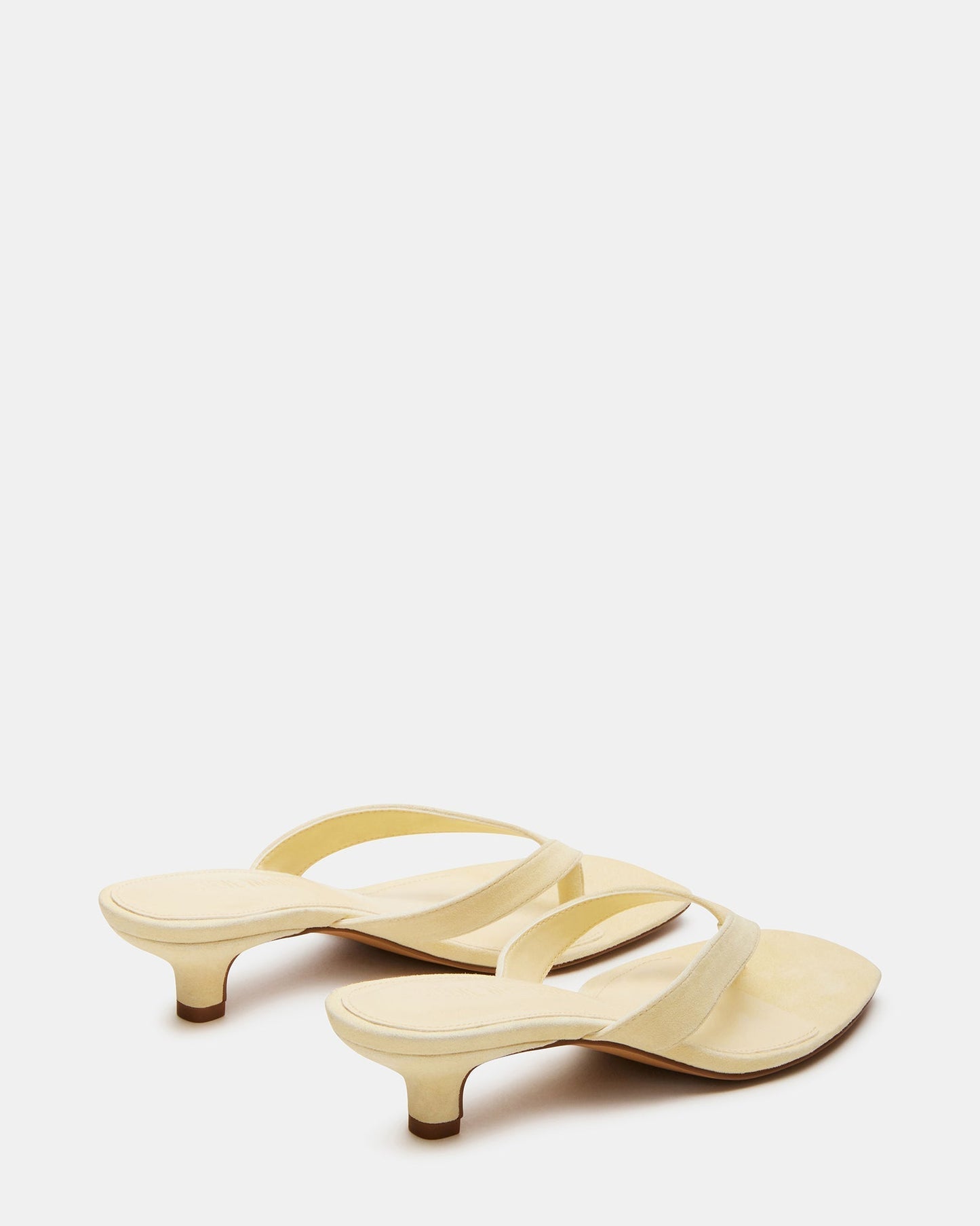 Suede Heels with Square Toe
