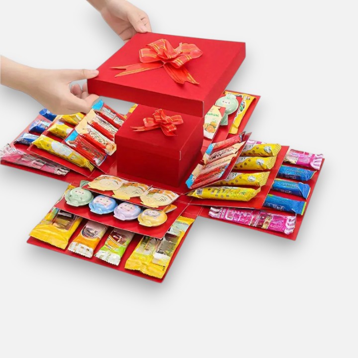 MemoryNest™ - Creative Gift Explosion Box for Photos & Treats
