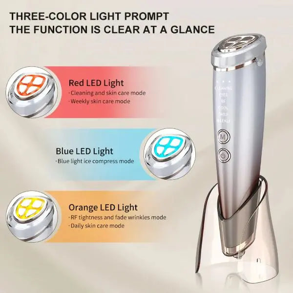 SOLARAE™ EMS LED Facial Massager for Skin Rejuvenation & Lifting