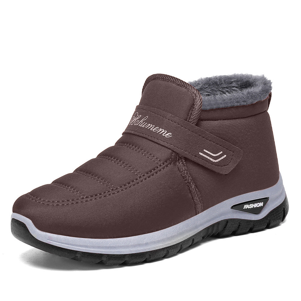 Cozy Waterproof Slip-On Winter Walking Shoes