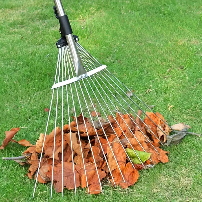 Versatile Lightweight Garden Rake for Yard and Lawn Care