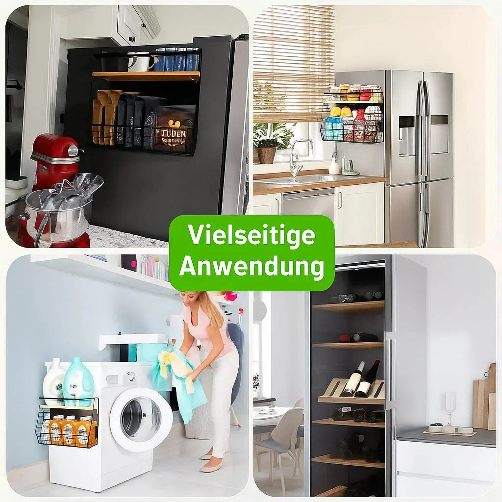 MagnaHold™ High-Magnetic Wall Shelf for Drill-Free Storage
