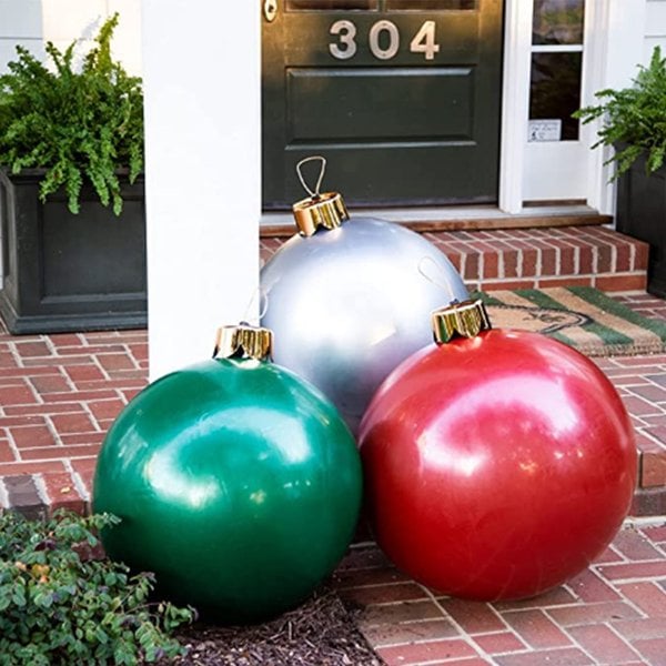 CozyNest™ - Festive Inflatable Christmas Ornament Ball