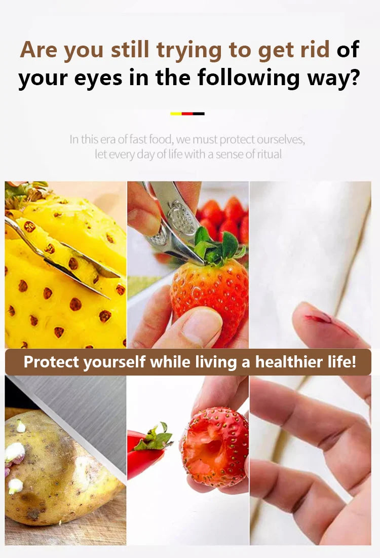 Multi-Functional Fruit and Vegetable Stem Remover Clip Tool