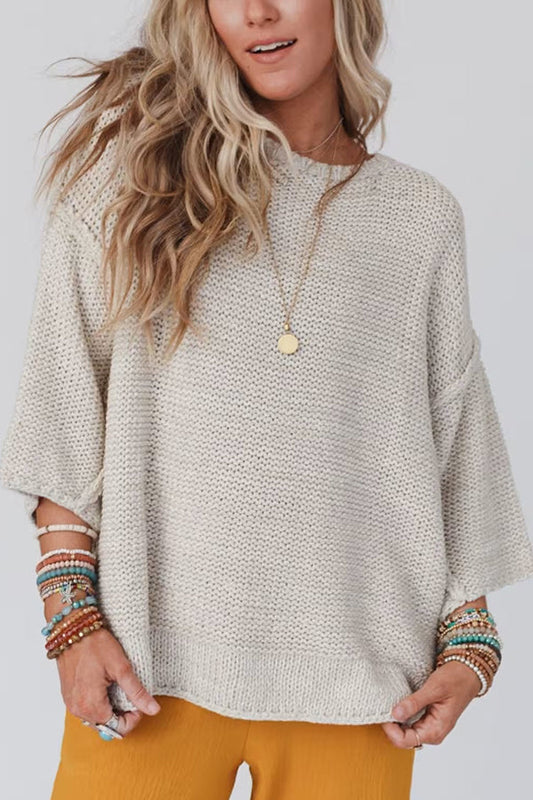 Cozy Knit Round Neck Sweater