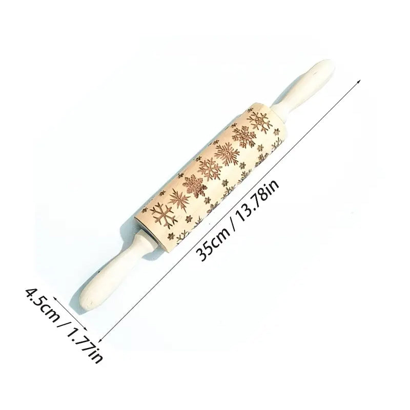 ChristmasRoller™ - Festive Cookie Rolling Pin for Holiday Baking