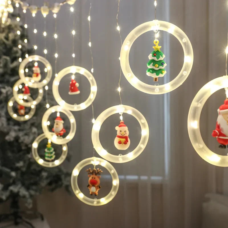 GlowJoy™ - Festive LED Christmas String Lights Decor