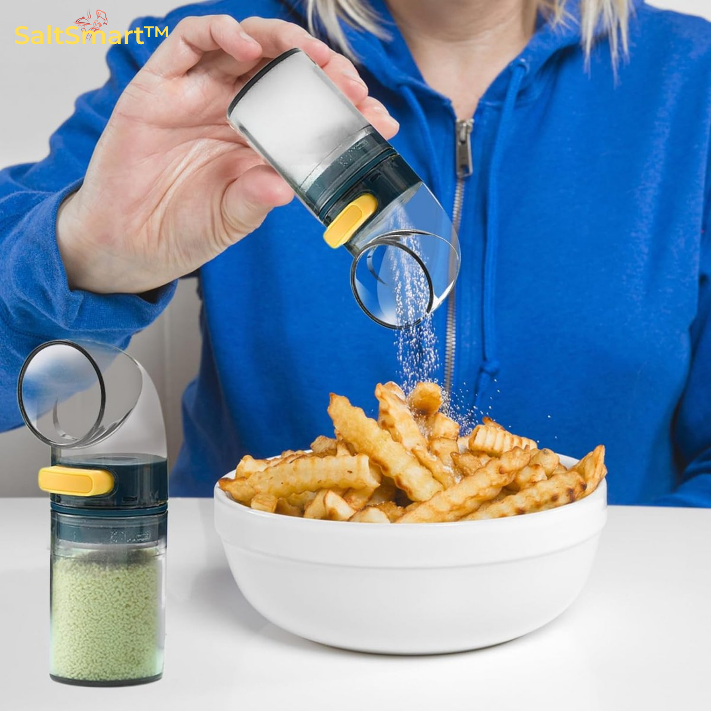 SaltSmart™ - Precision Salt & Pepper Shaker Set