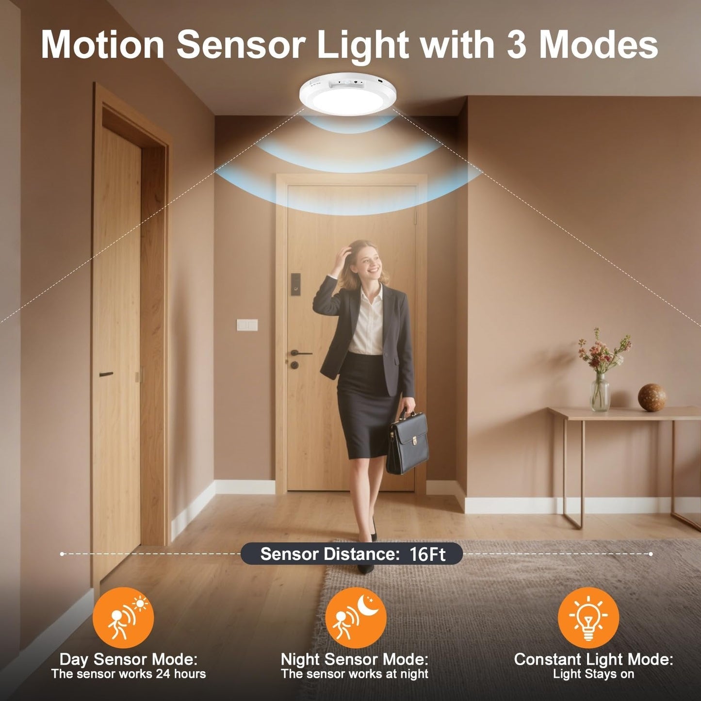 LumiGlide - Hands-Free Bright Light That Follows Your Movement