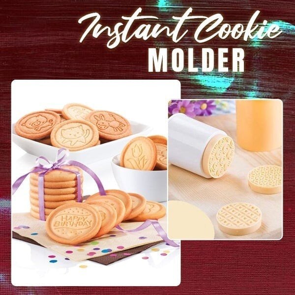 CookieArt™ - Non-Stick Cookie Stamp & Cutter Set for Fun Baking