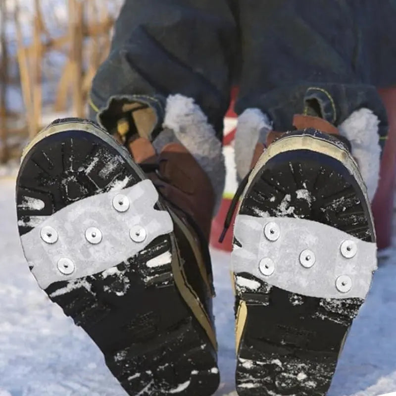 Spiked Non-Slip Shoe Covers for Safety and Outdoor Grip