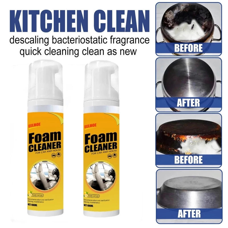 Deep Clean Foam Cleaner for Home and Car Surfaces