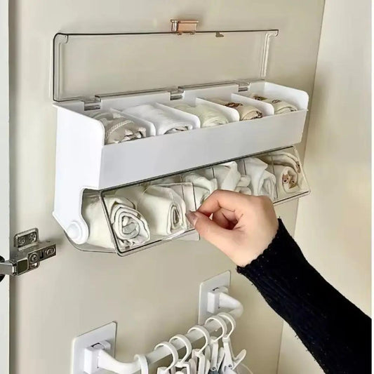 ClariDraw™ - Wall-Mounted Drawer Organizer for Kitchen & Bathroom