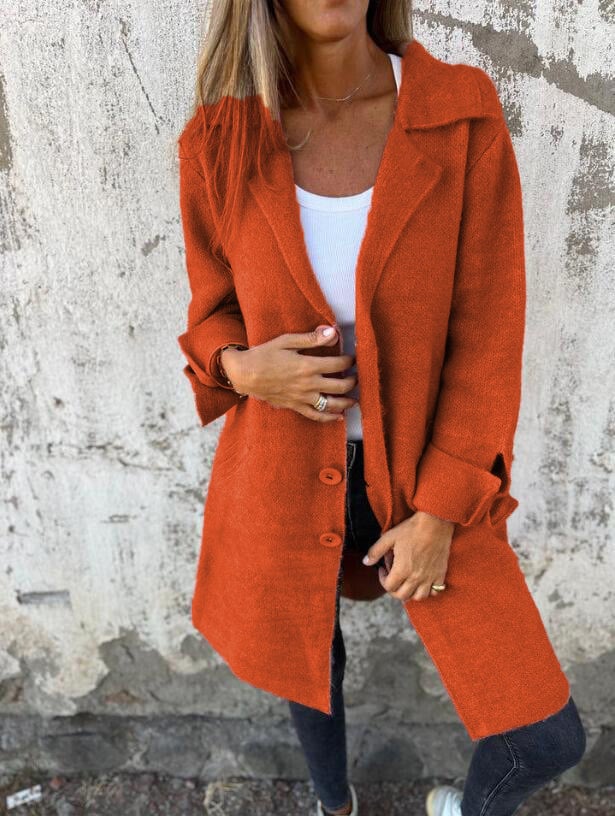 Casual Chic Lapel Cardigan with Pockets