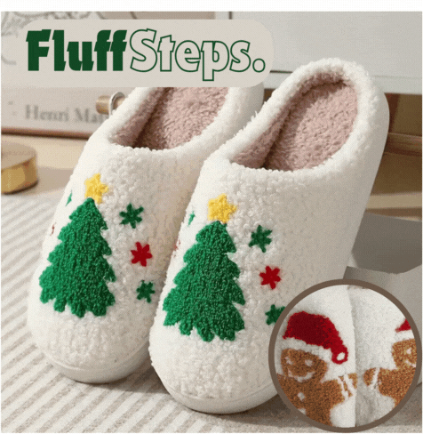 FluffSteps™ - Cozy Plush Slippers for Warm Winter Comfort