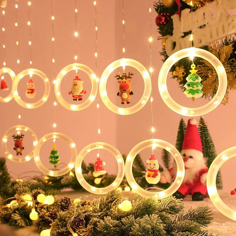 GlowJoy™ - Festive LED Christmas String Lights Decor