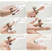 Acupressure Finger Massager – Hand Pain Relief Tool with Bian Stone