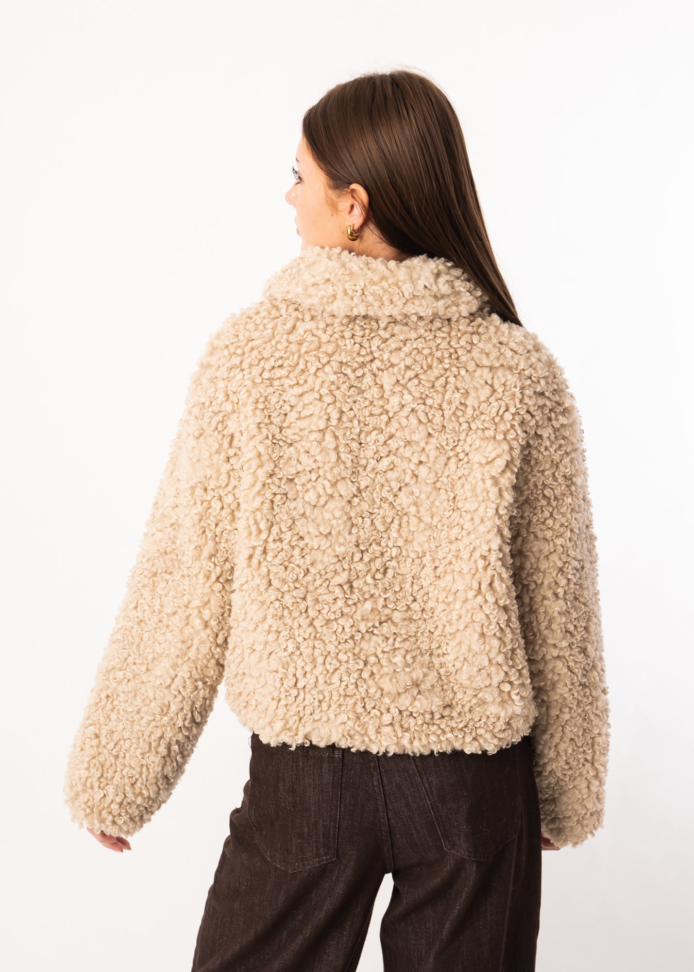 Curly Sheepskin Cozy Jacket