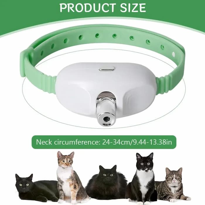PawLuxe™ - Interactive Laser Toy Collar for Cats