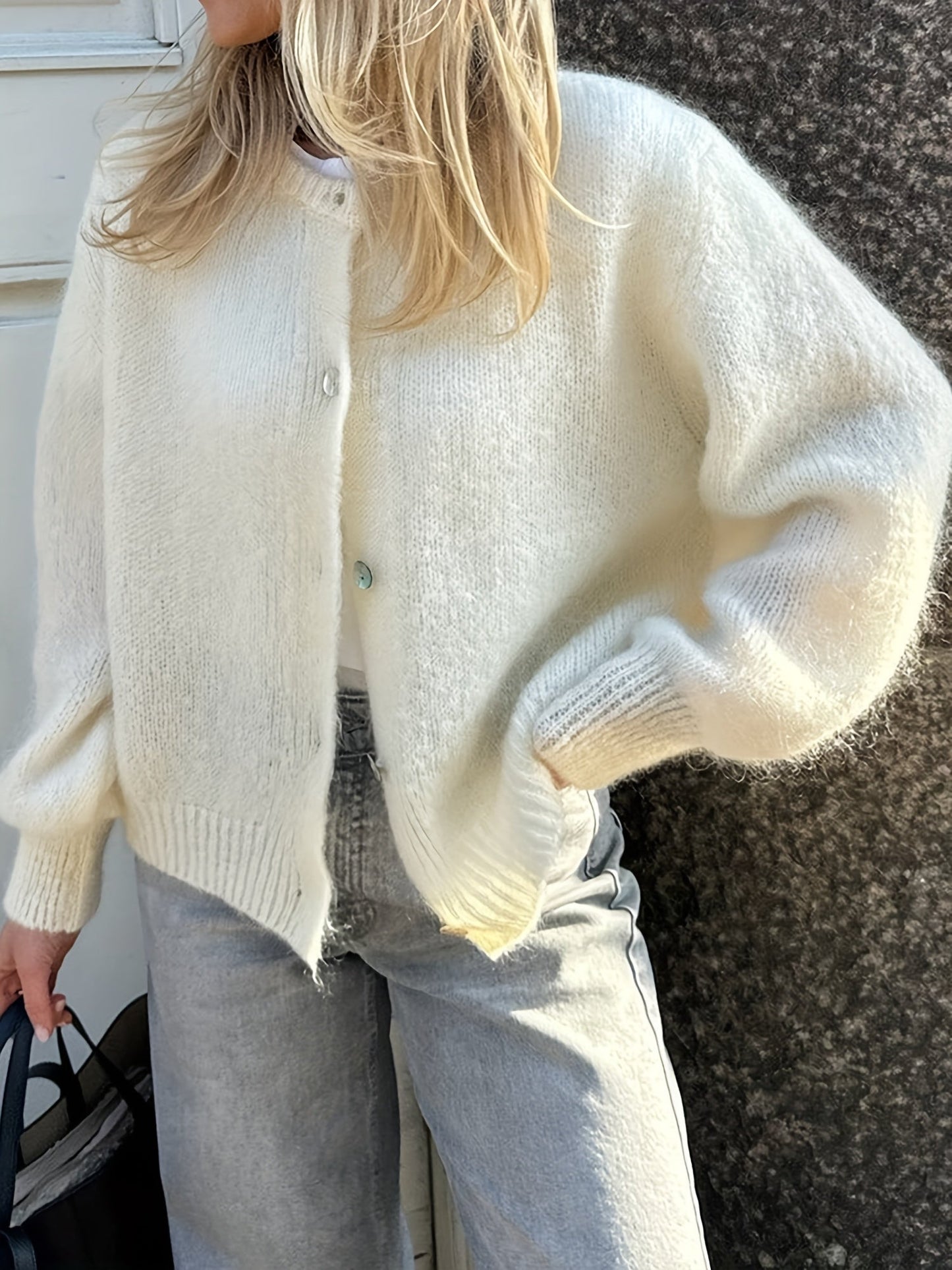 Soft Cashmere Knit Cardigan