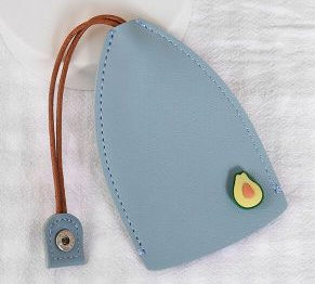 Sleek Leather Key Holder Case Organizer