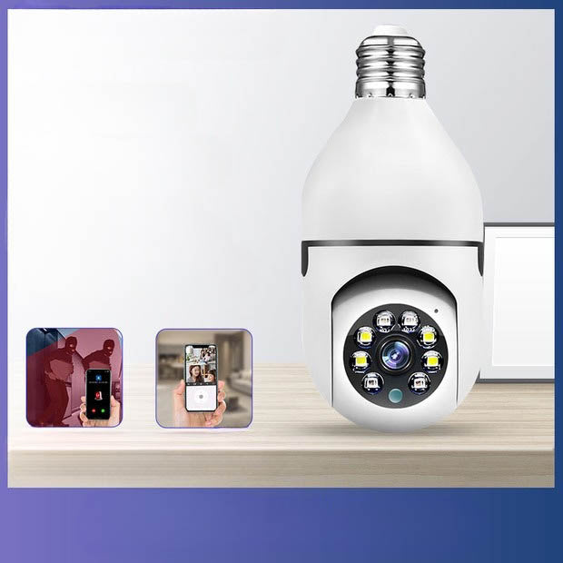BrightGuard™ 360° Smart Light Bulb Camera with HD Color Video