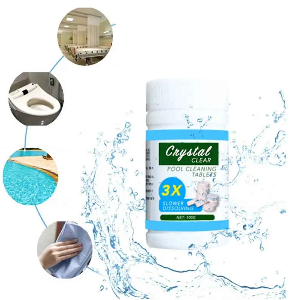 AquaPure™ - Fast-Dissolving Garden Pool Cleaning Tablets