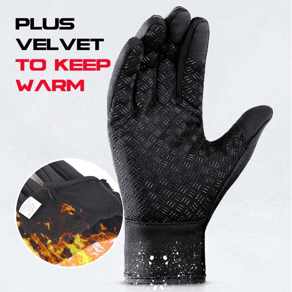 Waterproof Thermal Gloves with Touchscreen Compatibility