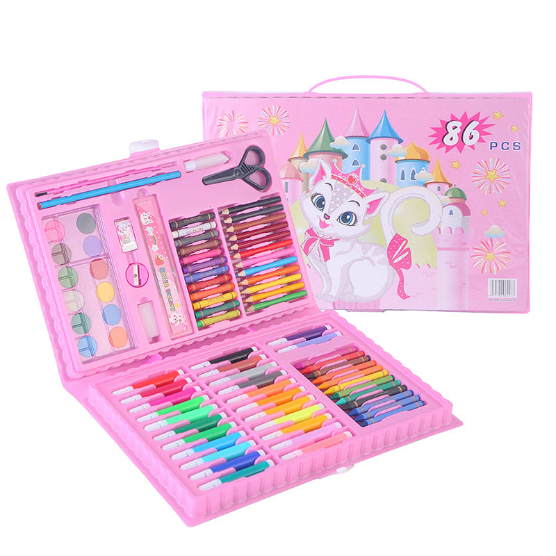 CreativeJoy™ - 6-in-1 Art Set with Painting Tools & Vibrant Colors
