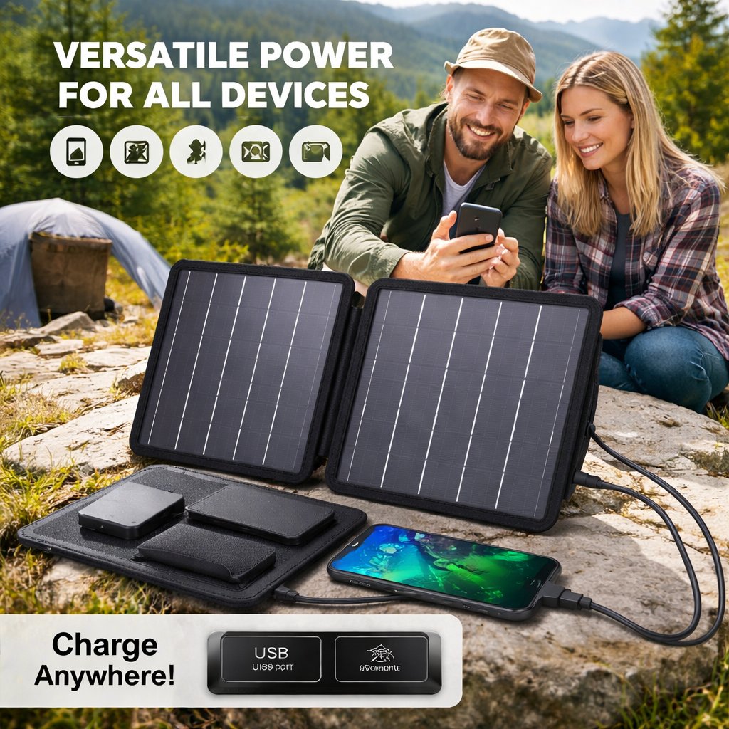 SunWander - Keep Your Devices Powered Anywhere With Solar Energy