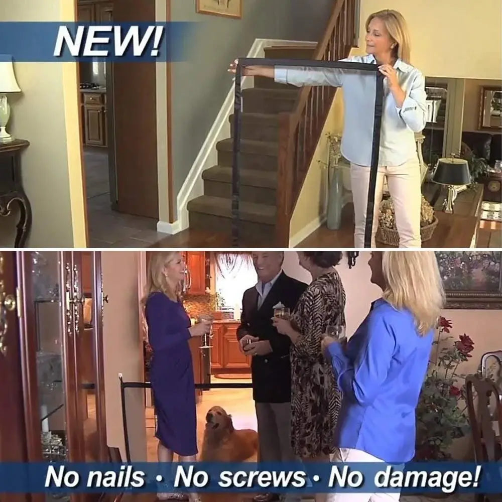 SafePaw™ - Portable Flexible Pet Gate
