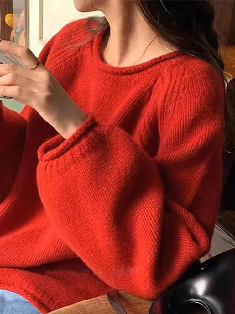 Adrianne CozyFit Loose Long Sleeve Sweater