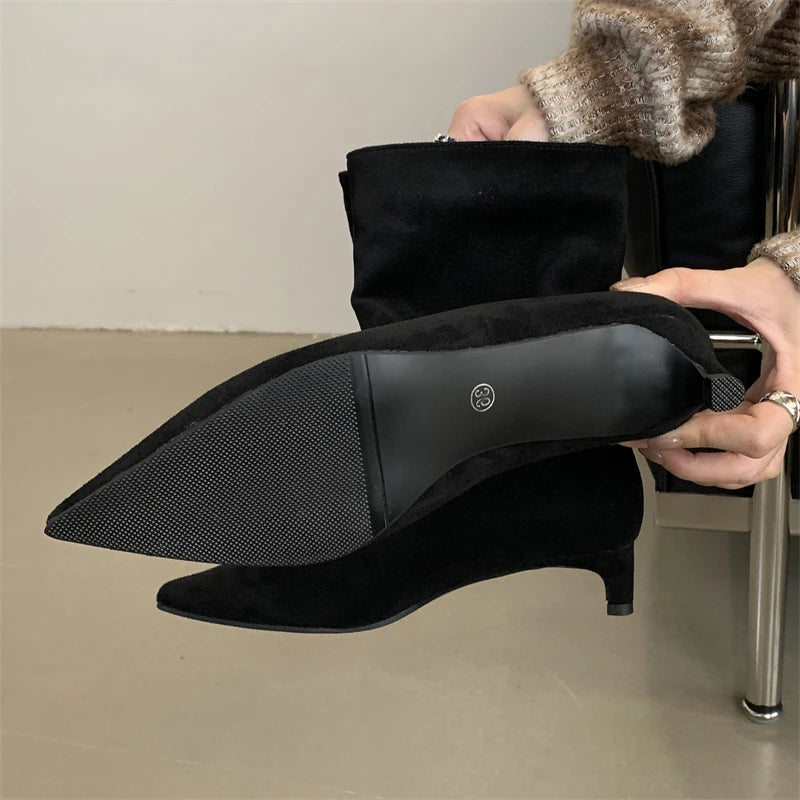 Chic Leather Ankle Boots