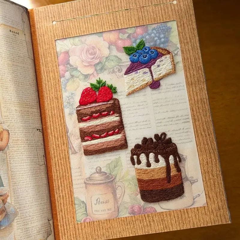 Culina™ - Embroidered Splash-Proof Recipe Book