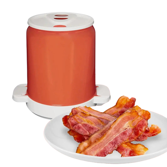 CrispEase™ - Microwave Bacon Cooker with Splash Guard & Dishwasher Safe