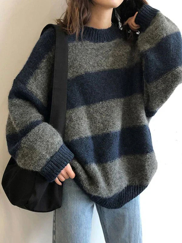 Cozy Elegant Oversized Knit Sweater for Women