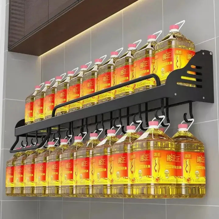 OrderlyNest™ - Kitchen Wall Shelf Organizer