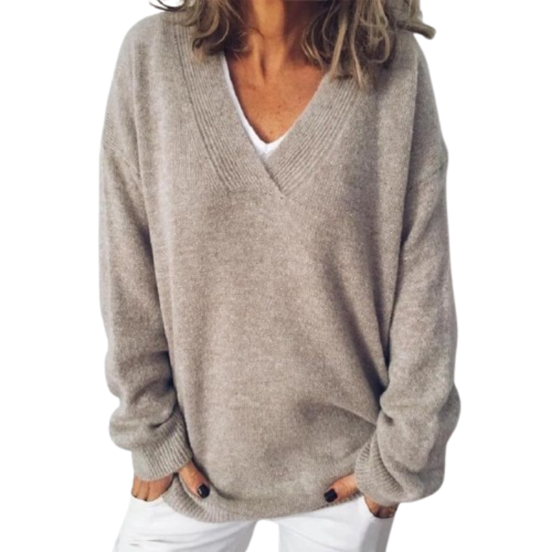 Cozy Luxurious Knit Pullover Sweater