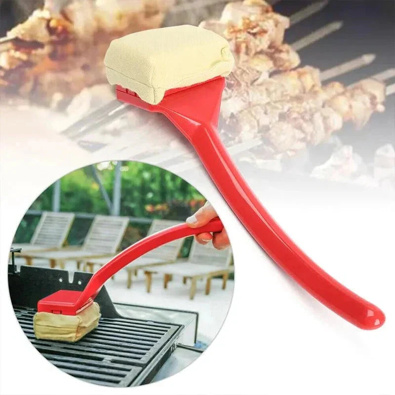 GrillGuard™ - Safe Wire-Free Grill Cleaning Brush