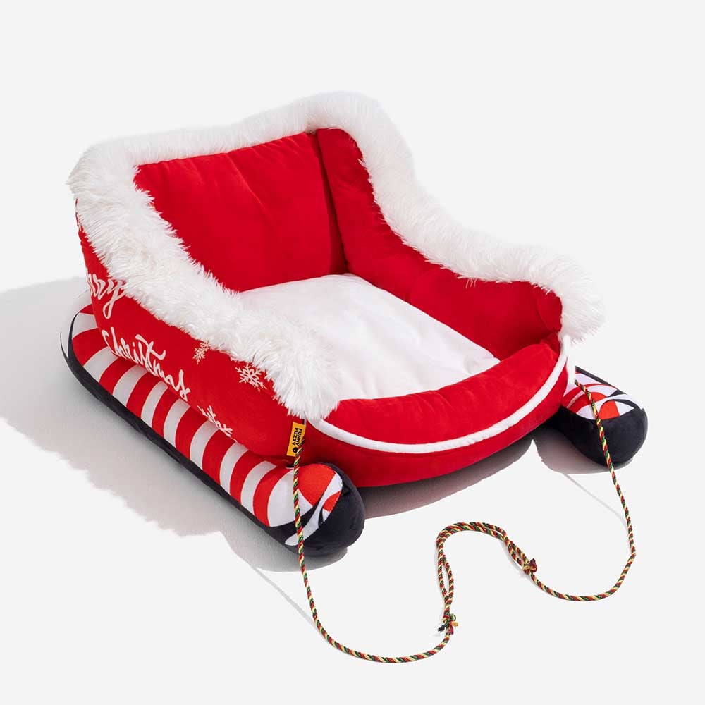 PawSleigh™ - Cozy Winter Dog Bed for Warm, Dreamy Nights