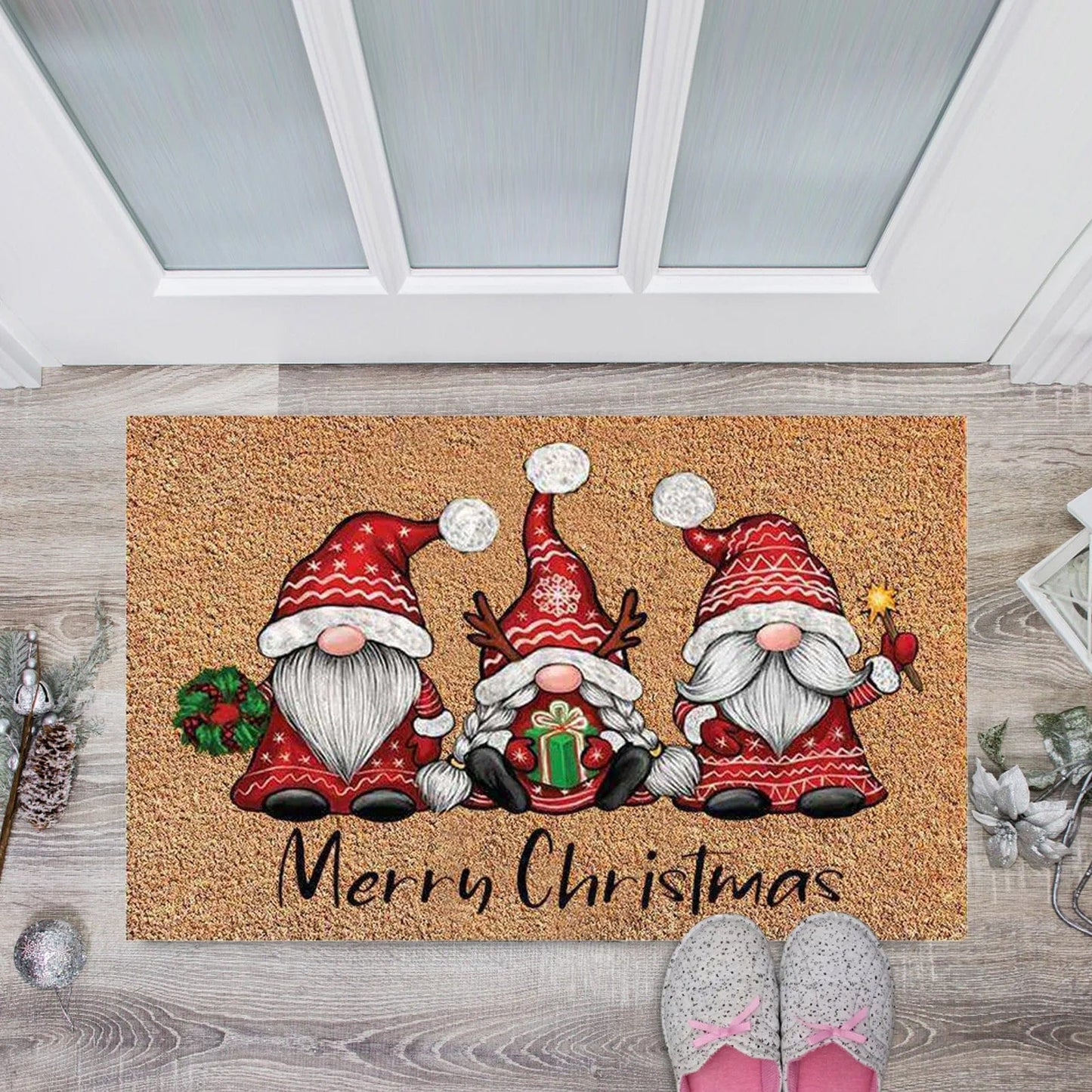 CozyGrove™ - Festive Christmas Gnome Doormat