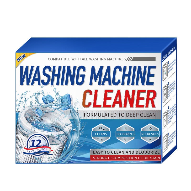 Eco-Friendly Washing Machine Cleaner Tablets