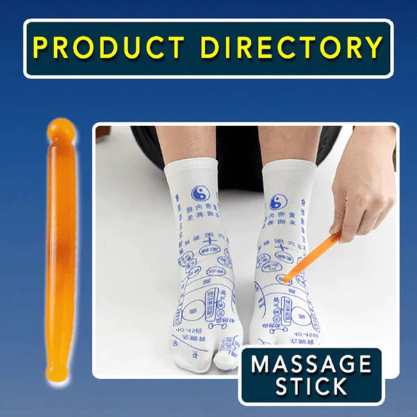 Comfort Fit Acupressure Reflexology Massage Socks Set