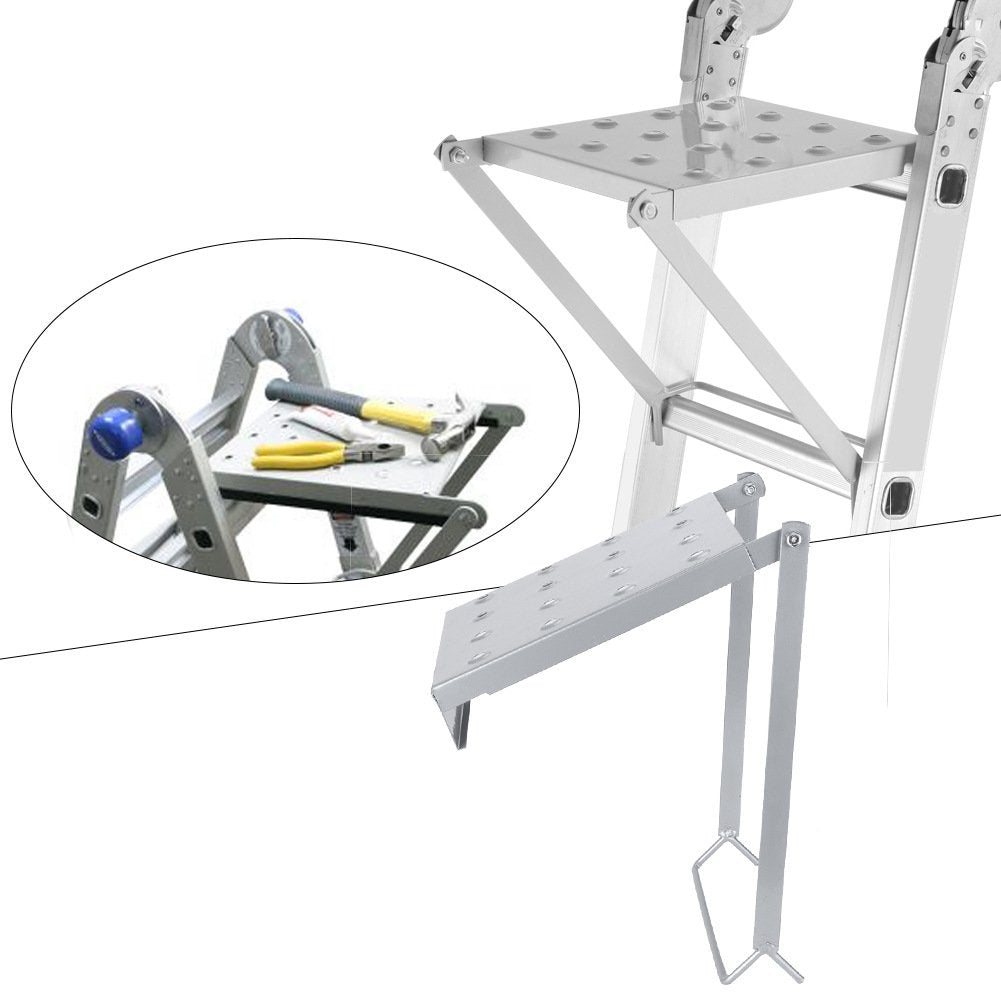 LiftEase™ - Foldable Steel Ladder Platform for Step Ladders