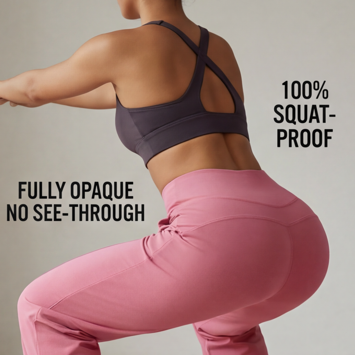 Wide Leg Yoga Pants with Crossover Waistband